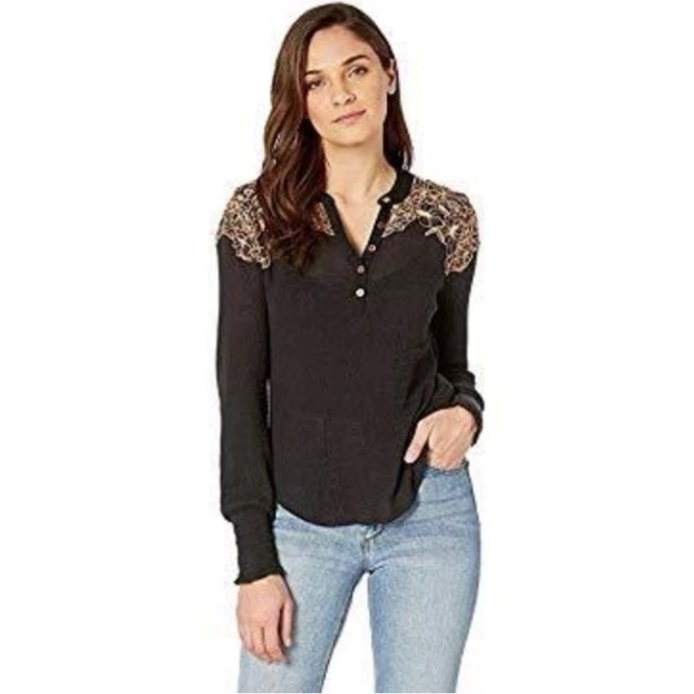 Free People Easy Breezy Henley size small